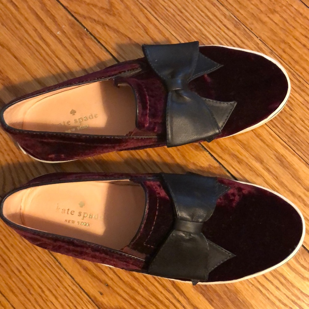 Kate Spade Delise velvet sneaker